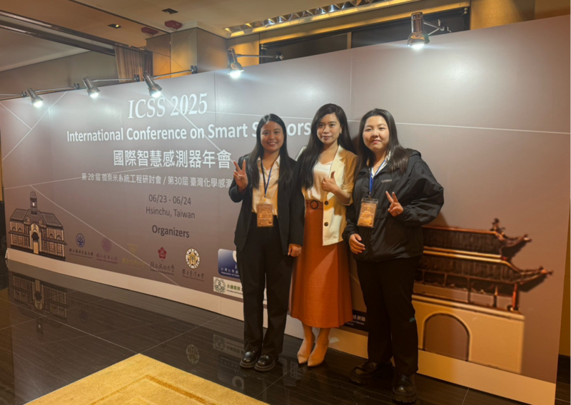 🏅 Hsuan-Wen Huang and Wen-Yu Kang won 2025 International Conference on Smart Sensors (ICSS 2025) Excellent Poster AwardImage