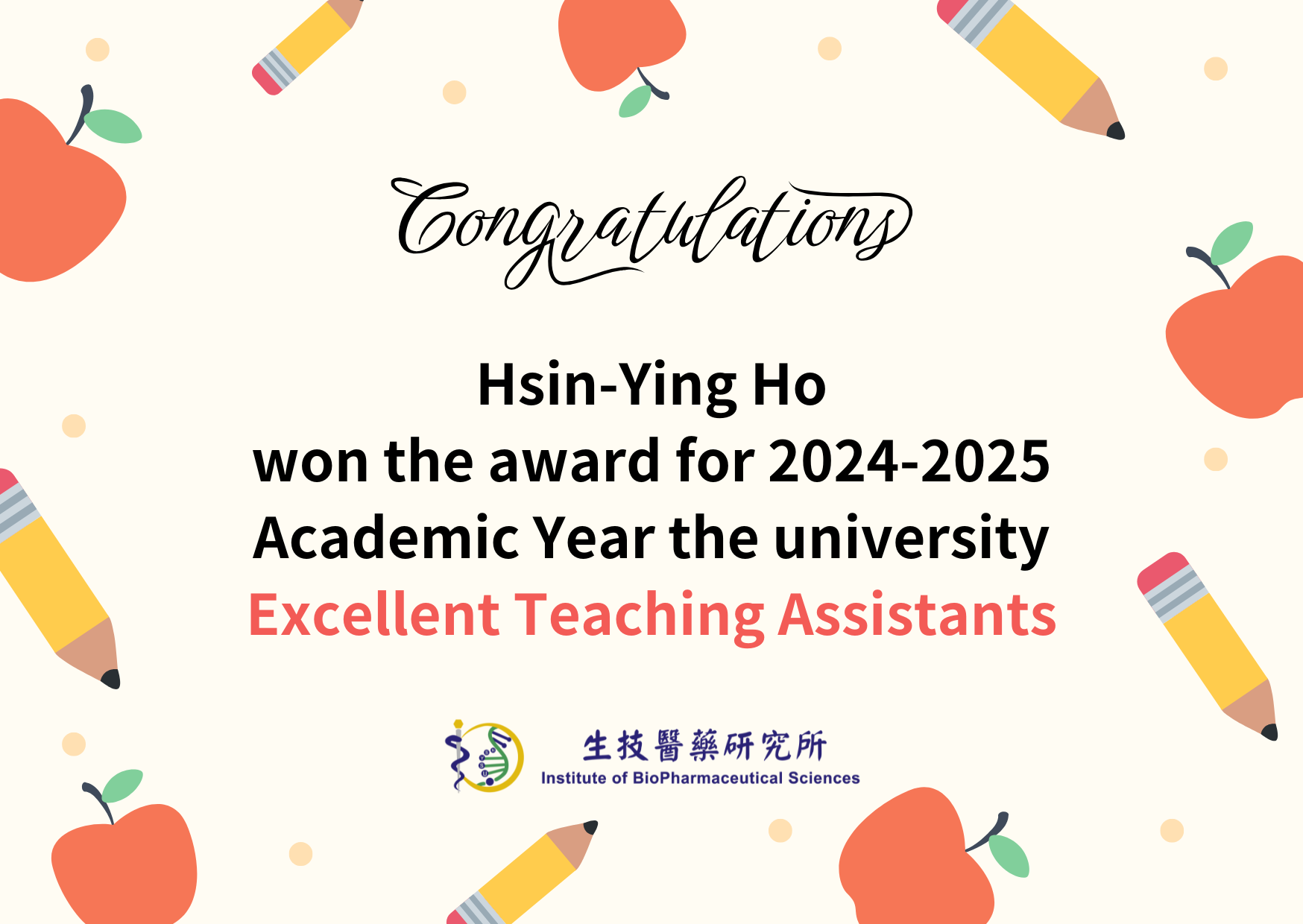 Congratulations
